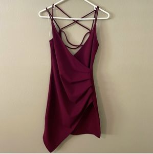 Windsor medium bodycon dress burgundy
